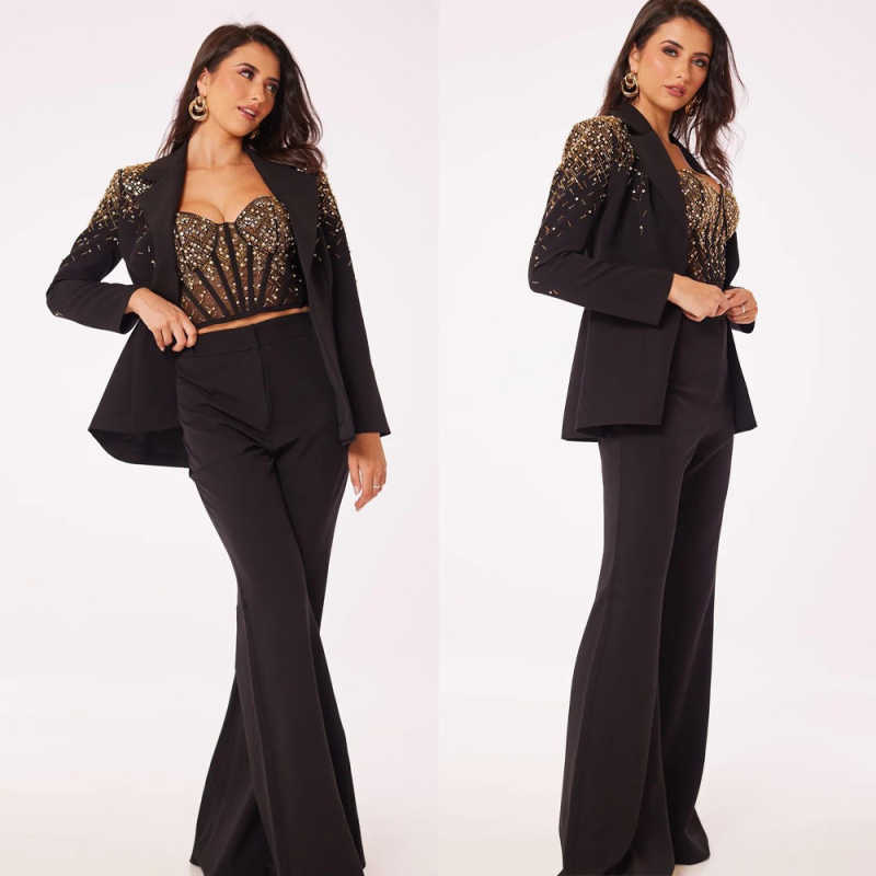 Unique Women'S Formal Wear - Einzigartiges Design Damenanzüge 2-teilig Jacke Hose