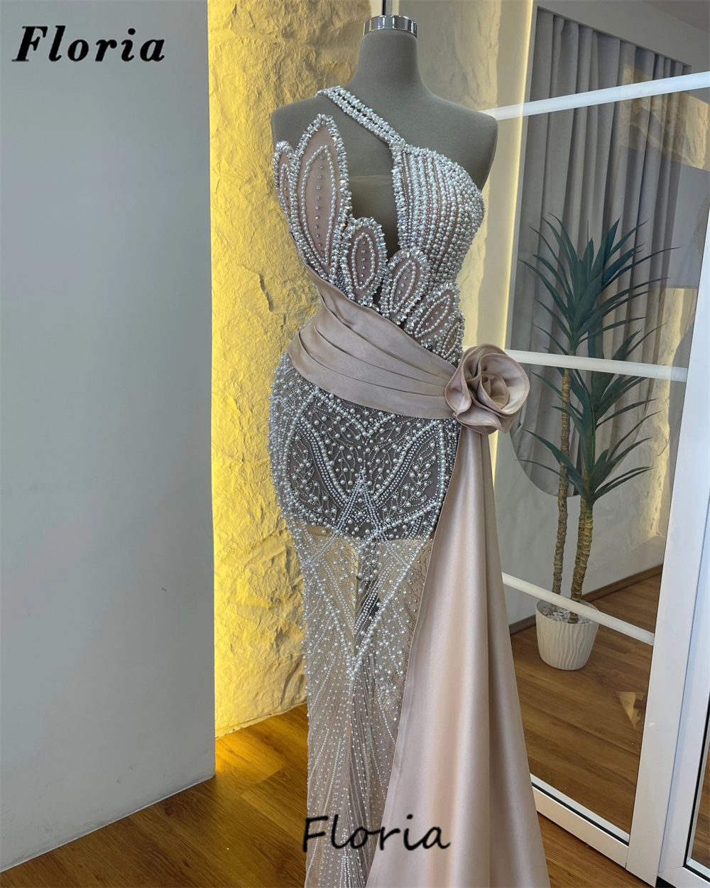 Women Formal Wear Dubai - Neuankömmling One Shoulder Prom Kleider maßge