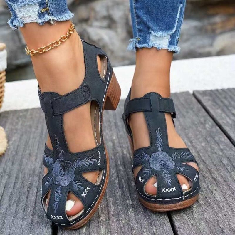 Damen-Sandalen mit mittelhohem – Women Formal Wear Footwear Bewertung und Preis