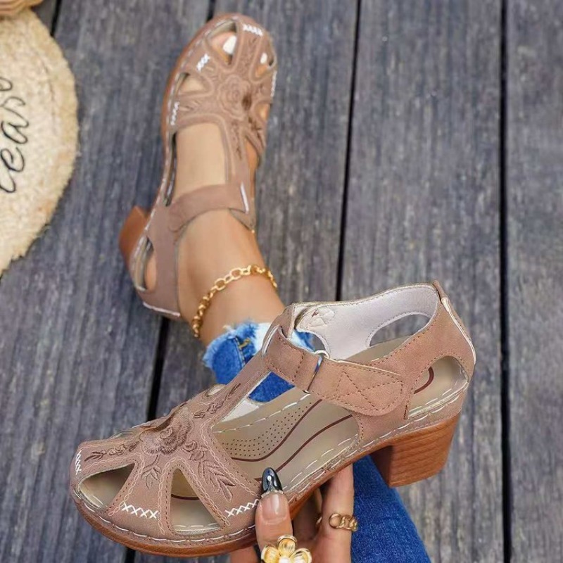 Damen-Sandalen mit mittelhohem – Women Formal Wear Footwear Bewertung und Preis