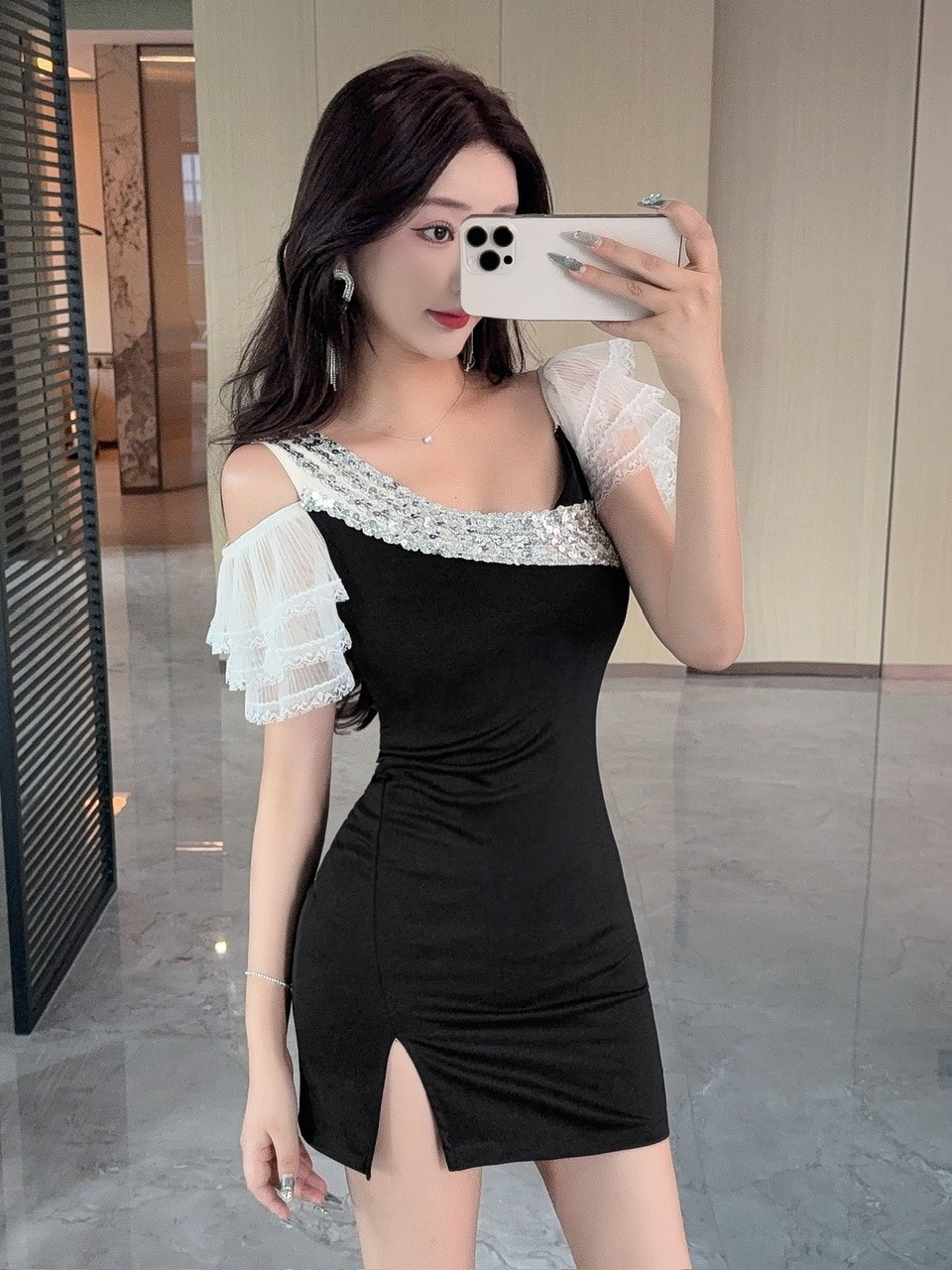 Sexy Spitzenkleid mit Kurzem W – Wrap Dress Work Bewertung und Preis