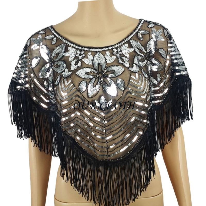 Modische Pailletten-Schal-Stic – Women Formal Event Wear Bewertung und Preis