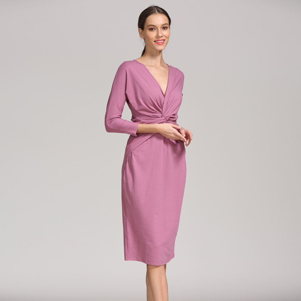 Umstandskleid mit Twist-Front  – Wrap Dress Work Bewertung und Preis