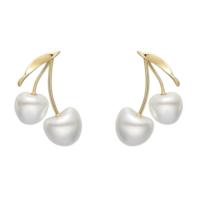 Kirschblüten-Perlen-Ohrschmuck – Women Formal Event Wear Bewertung und Preis