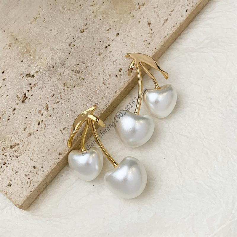 Kirschblüten-Perlen-Ohrschmuck – Women Formal Event Wear Bewertung und Preis