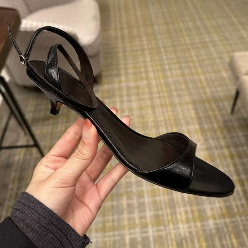 Modische Sexy Damen Echtleder- – Kitten Heel Women Bewertung und Preis